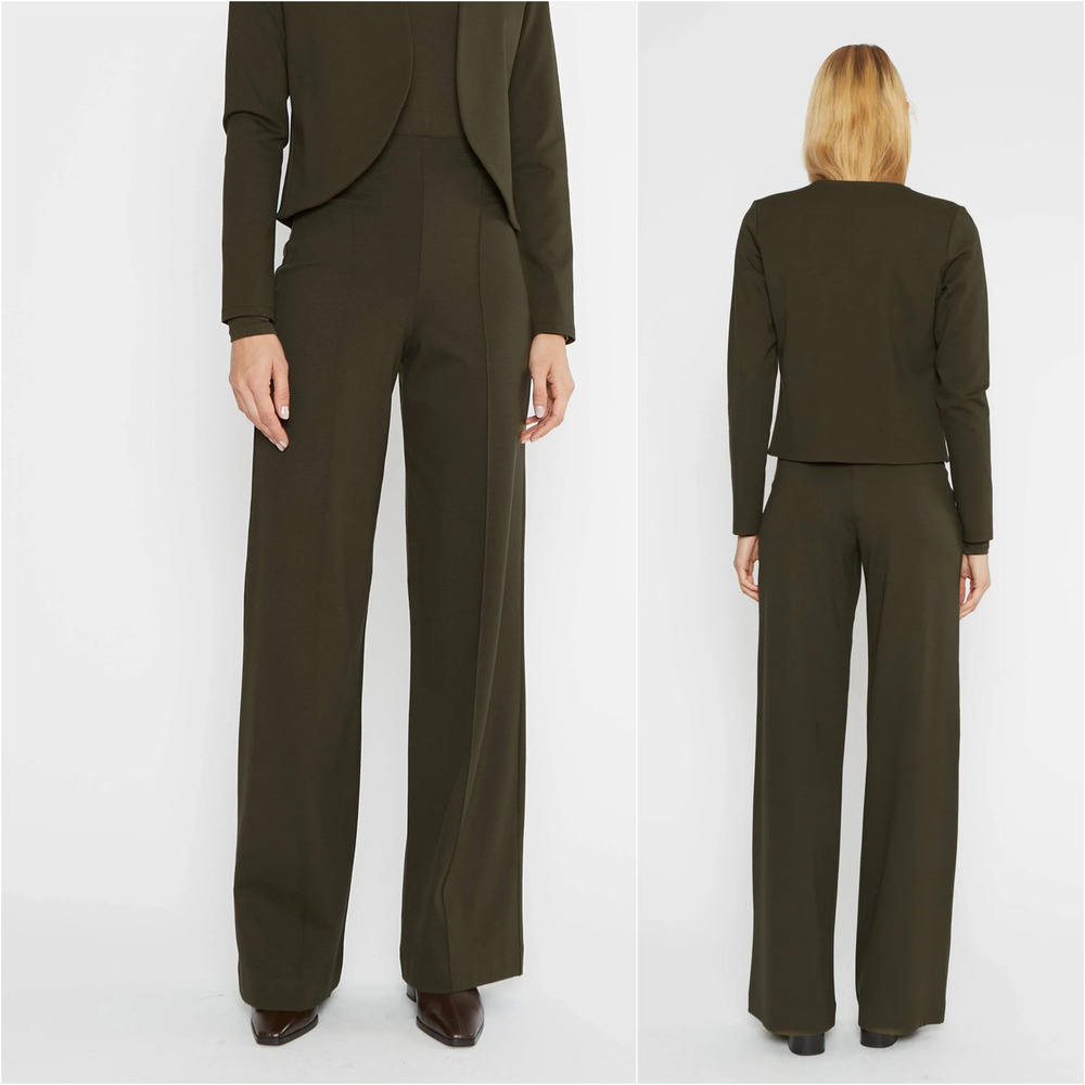 Ripley Rader Olive Ponte Knit Straight Leg Pants size 2(S)